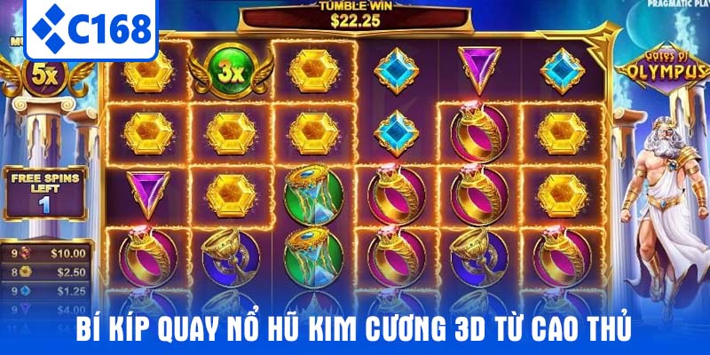 Bí kíp quay Nổ hũ Kim Cương 3D từ cao thủ